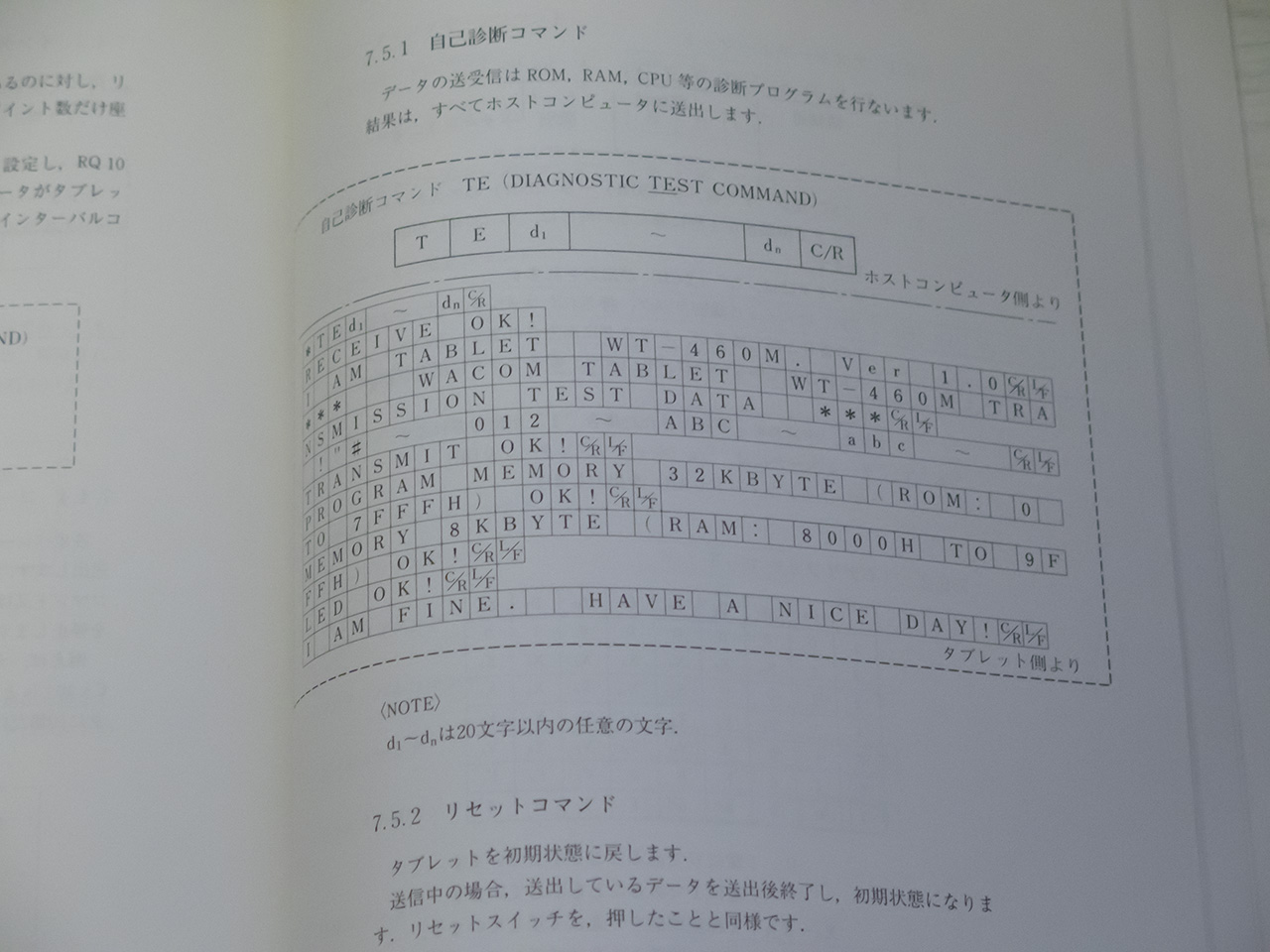 自己診断コマンド